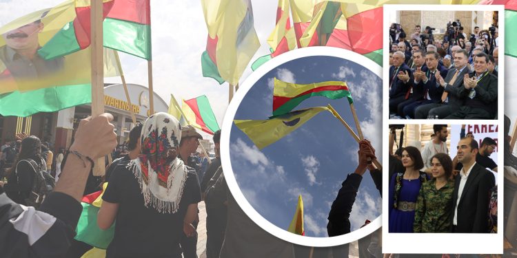 Kürt Birliğine hasret Kürt gençleri Konferansta coşkuyla karşılandı