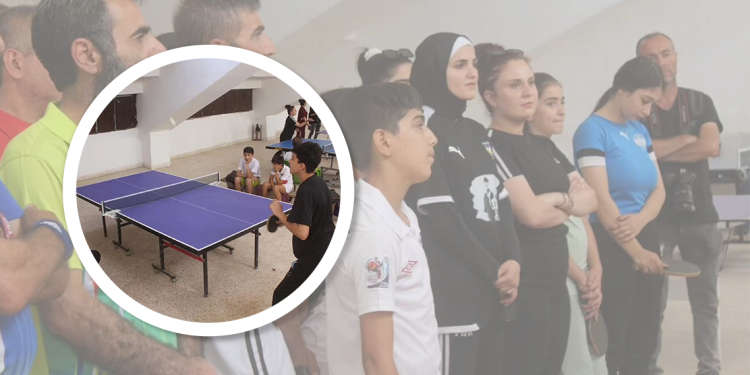 Cizîr Kantonu’nda masa tenisi turnuvası
