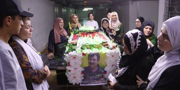 Devrimin öncülerinden Nûredîn Sofî’nin cenazesi Qamişlo’ya getiriliyor