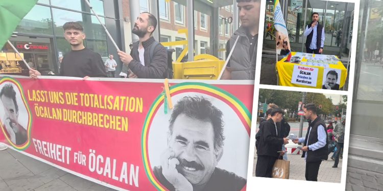 Münster’de TCŞ Gençliği Uzun Yürüyüş İçin Bilgilendirme Standı Açtı