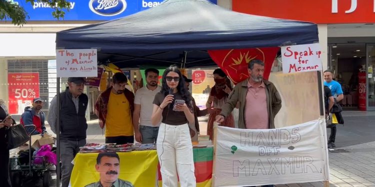 Liverpool’da Mexmûr Direnişi İçin Çadır Eylemi