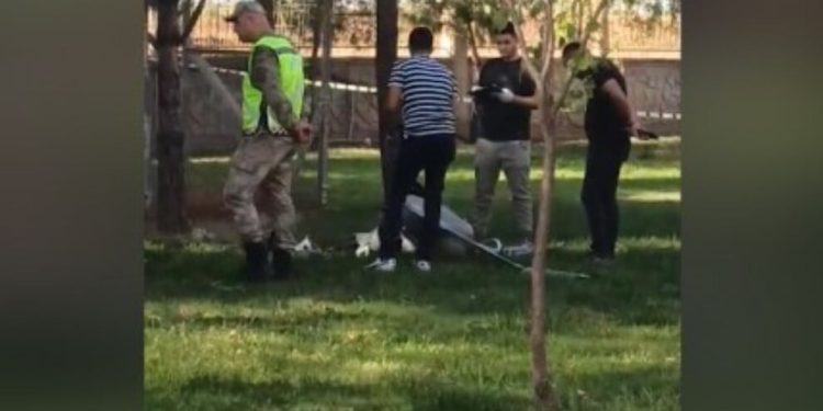 Qoser’de bir İHA düştü