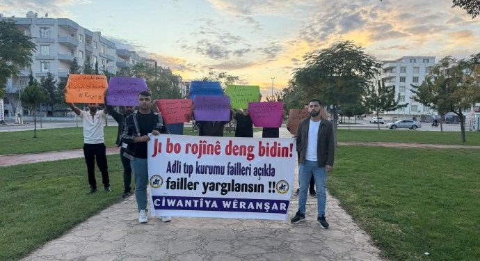 Wêranşar’da Gençlerden Rojin Kabaiş İçin Adalet Çağrısı