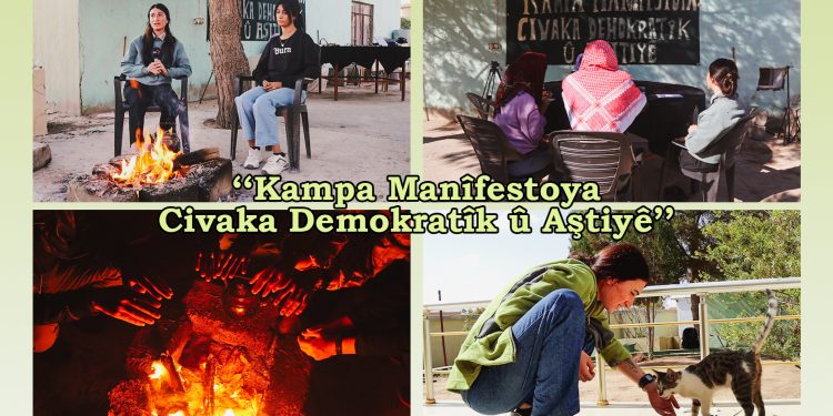 Şengal’de Ezidi Gençlik Basın Komitesi Öncülüğünde Manifesto Kampları Başladı