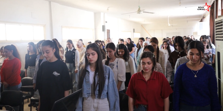 Qamişlo’da Yurtsever Öğrenciler Birliği Kadına Yönelik Şiddet Konulu Bir Panel Düzenledi