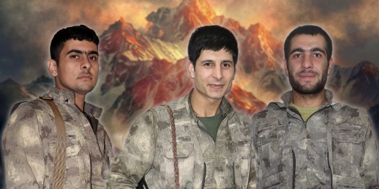 HPG BİM 2023 Yılında Şehadete Ulaşan 3 Özgürlük Gerillasının Kimlik Bilgilerini Paylaştı