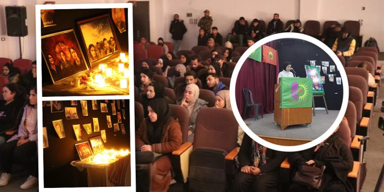 Rakka’da Tevgera Ciwanên Şoreşger ve Yekîtiya Jinên Ciwan Öncülüğünde Şehitler Anıldı