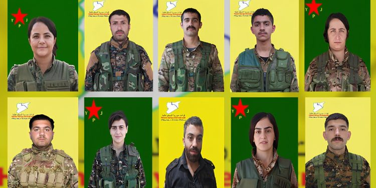 QSD, 10 Şehidin Kimliğini Açıkladı