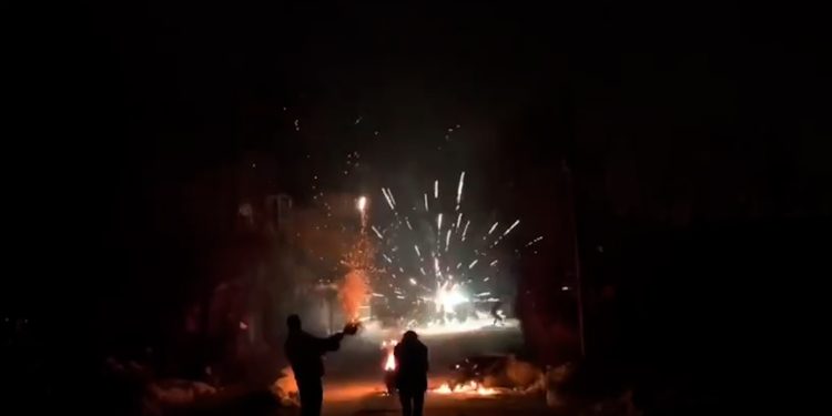 Wan Xaçort’ta Yurtsever Gençlerden Halep Saldırılarına Karşı Eylem