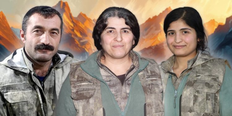 HPG, Zap’ta Şehit Düşen ‘Üç Yiğit Fedaiyi’ Andı