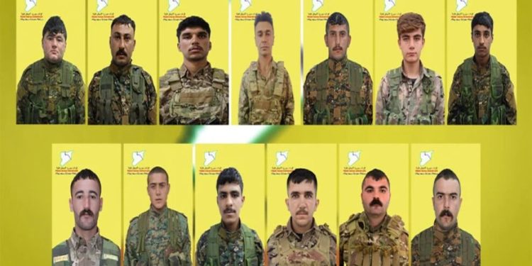 QSD 13 Şehidin Kimliklerini Açıkladı