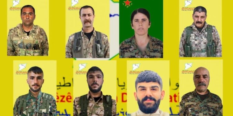 QSD 8 Şehidin Kimlik Bilgilerini Açıkladı