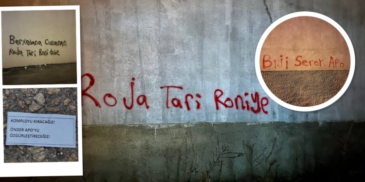 Adana’da Yurtsever Gençlerden Uluslararası Komploya Karşı Yazılama